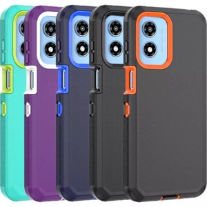 Custodia ibrida resistente agli urti per Motorola Moto G Play 5G 2024 - Foto 1 di 26