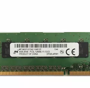 Micron 8GB MT18KSF1G72AZ-1G6E1 PC3L 12800E DDR3 1600MHz ECC 240 Pin UDIMM - Picture 1 of 1