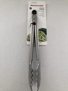 KitchenAid stainless steel locking utility tongs NWT - Picture 1 of 7