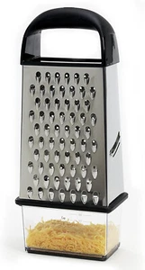 * GOOD COOK Touch Stainless Steel Box Grater with Catcher - Picture 1 of 2