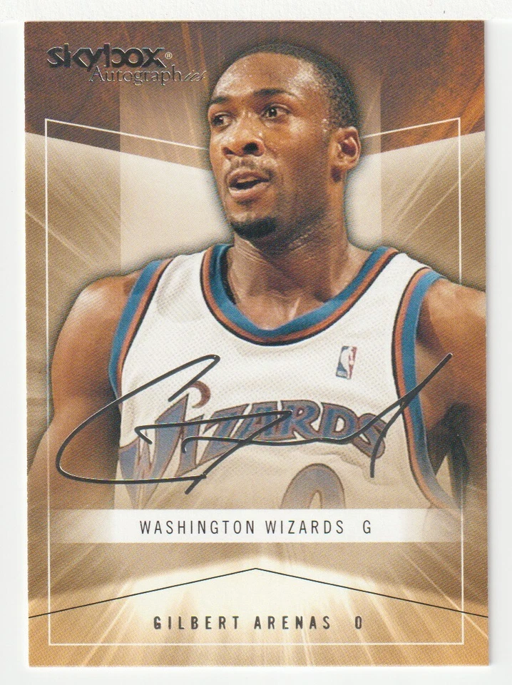 Gilbert Arenas - Washington (NBA Basketball) 2004-05 Skybox Autographics # 53 MT - Image 1 of 1