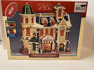 Lemax Caddington Village Greenwich Grocery Lighted Store Christmas Retired - Picture 1 of 4