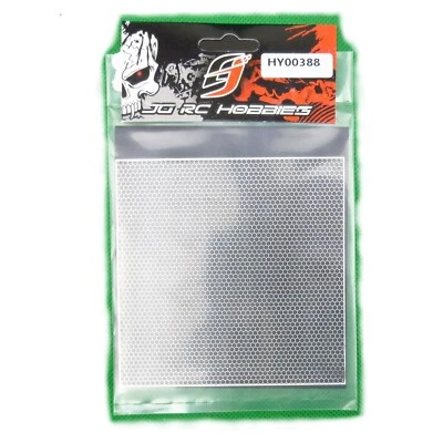 Stainless "Large Hex" Mesh net for 1:10 RC Trucks, Crawlers &Cars -SILVER - Image 1 of 3