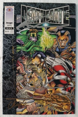 Deathmate Black #1 ~ Image Comics 1993 ~ 1st Appearance of GEN 13 ~ Signed 5X - Image 1 of 4