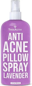 TreeActiv Anti-Akne Kissenspray Lavendel 4 flüssige Unzen Stoff erfrischend 1000 Sprays - Bild 1 von 5
