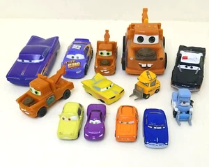 Lot of 13 Disney Pixar Cars Vehicles Diecast Plastic Minis Tow Mater Ramone Doc - Picture 1 of 15