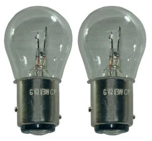 6v 21/3w stop & tail bulb, universal, std. length, offset pin - price is for 2 - Picture 1 of 1