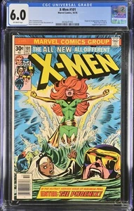 X-Men #101 (1976) - CGC 6.0 - First Appearance & Origin of Phoenix! - Picture 1 of 2
