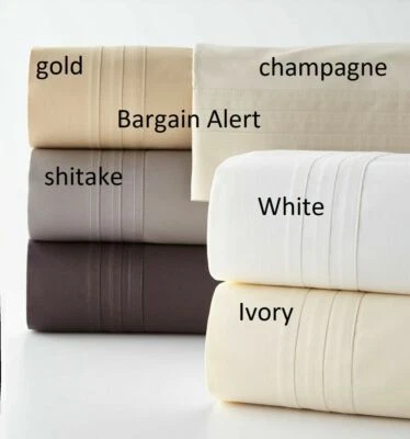 Donna Karan Home Pair of  Standard/Queen Pillowcases 510 Supima Cotton   Ivory - Image 1 of 4