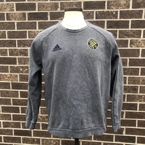 COLUMBUS CREW SC adidas 2018 Dark Gray Soccer Logo Sweatshirt Fits Large / XL - Picture 1 of 10