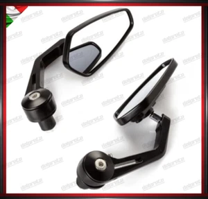 COPPIA SPECCHIETTI RETROVISORI MANUBRIO KAWASAKI Z 900 REGOLABILI CUSTOM NERO - Imagen 1 de 6