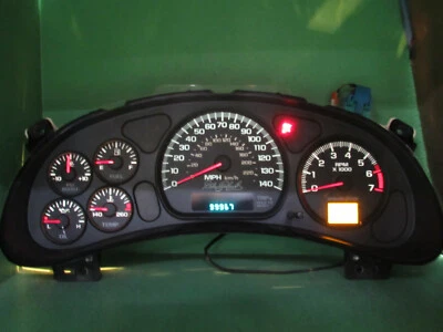 10348322 02 MONTE CARLO DALE EARNHARDT INSTRUMENT CLUSTER MILEAGE PROG REBUILT  - Image 1 of 4