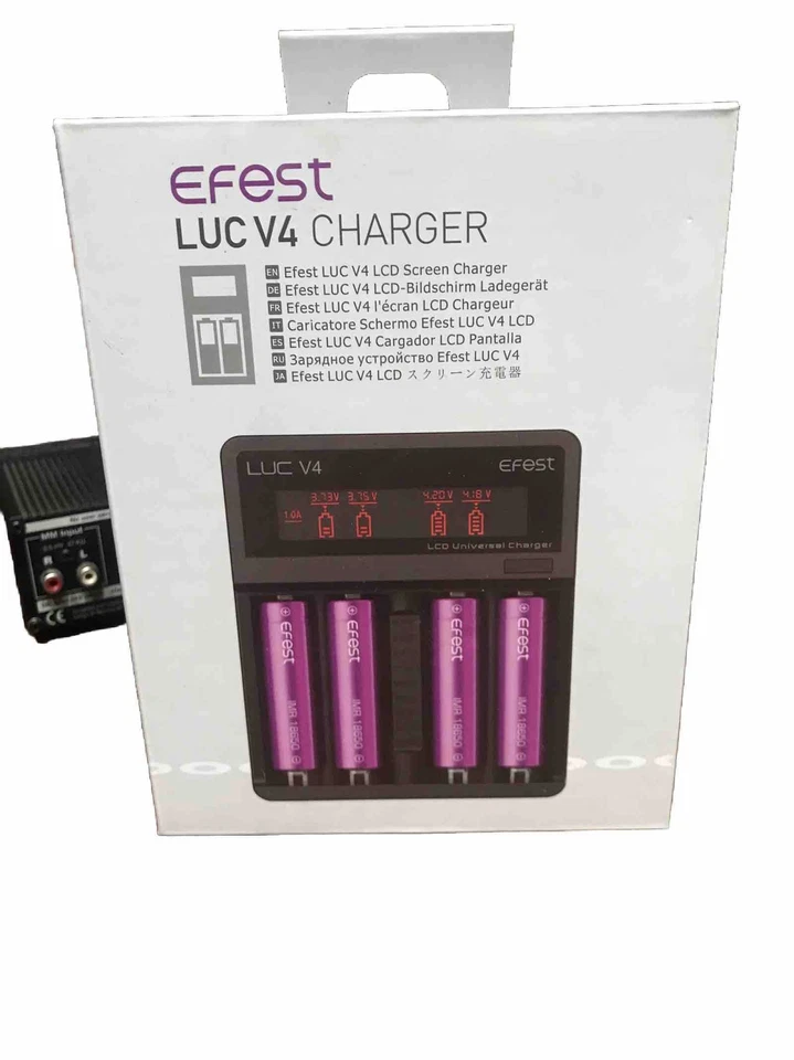 CARGADOR UNIVERSAL 4 CANALES EFEST LUC V4 LCD Foto 1 de 4