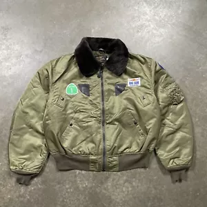 Cockpit USA Nylon Military Flight Bomber Jacket Type B-15D Men’s Size XXXL USA - Picture 1 of 13