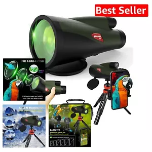 12X60 High Power Monocular Telescope with Smartphone Holder & Tripod for Outdoor - Picture 1 of 9