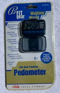 Bally Total Fitness Pedometer Walking World B Fit Gear Sports/Athleisure - Picture 1 of 4