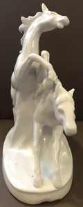 Porzellan Figur Zwei Pferde (7315) Manufaktur Gräfenthal in Gräfenthal - Bild 1 von 8