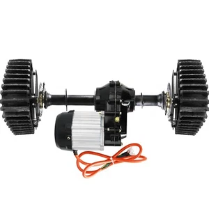 Go Kart Rear Differential Axle Kit Snow Sand Tracks Wheel 48V 72V Motor ATV Quad - Picture 1 of 24