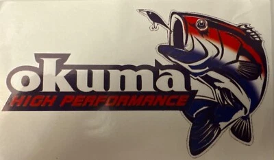 ADESIVO DE DESEMPENHO OKUMA LICENCIADO, Tackle BOX ADESIVO LAPTOP - Imagem 1 de 3