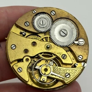 41.4mm Vintage Swiss Hunter Pocket Watch Movement PARTS REPAIR SPARES - Picture 1 of 19