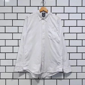 PUBLICAR BANE CAMISA ABOTONADA BLANCA OXFORD TIENDA EXHIBICIÓN MANCHAS MENORES - Imagen 1 de 6