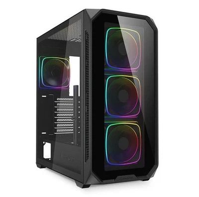 Sharkoon PC Gehäuse AK5G RGB Black ATX schwarz - Bild 1 von 4