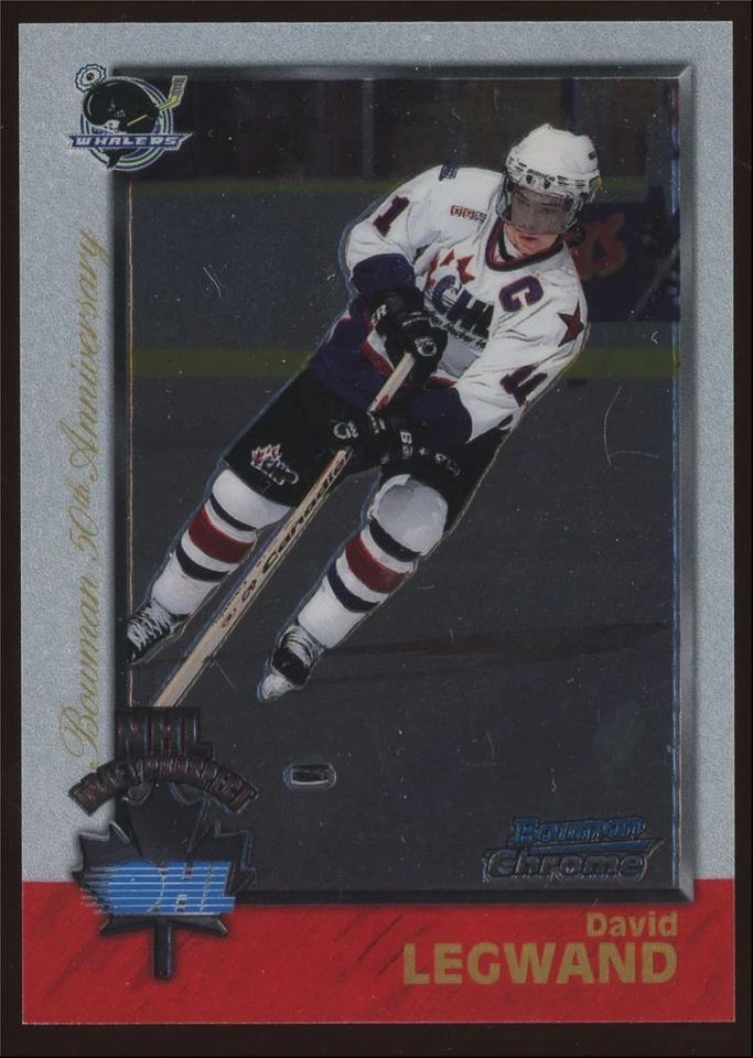 David Legwand #147 1998-99 Bowman Chrome CHL Golden Anniversary Rookie SP /50 - Image 1 of 3