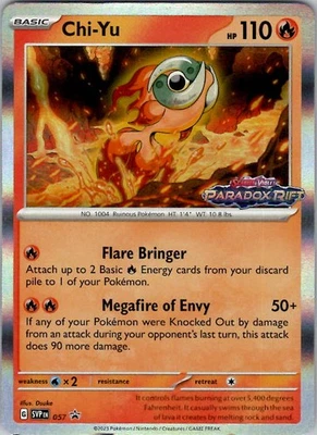 Chi-Yu - (Prerelease) SV: Scarlet & Violet Promo Cards 057 Holo LP/NM - Image 1 of 2