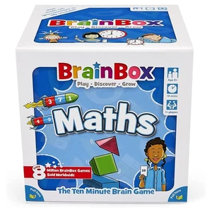 BrainBox Maths Edition Refresh - Fun Fast-Paced Educational Maths Trivia Game - Picture 1 of 5
