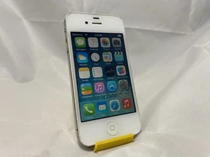 iPhone 4 White (Verizon) A1349 8GB (CDMA) IOS 7.1.2 Cracked Back + Screen dots - Bild 1 von 6