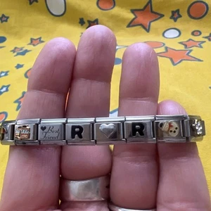 Pulsera 17 Dijes Amantes de los Gatos Dije Italiano Nueva - Imagen 1 de 5
