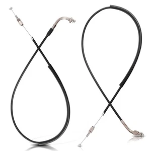 For Honda CB350 CL360 CB400 CB550 CB750 Throttle Cable Push & Pull Set - Picture 1 of 9