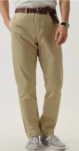 Buck Mason Offiziershose Knopfleiste 28 x 32 khaki hellbraun Service Twill 168 $ - Bild 1 von 13