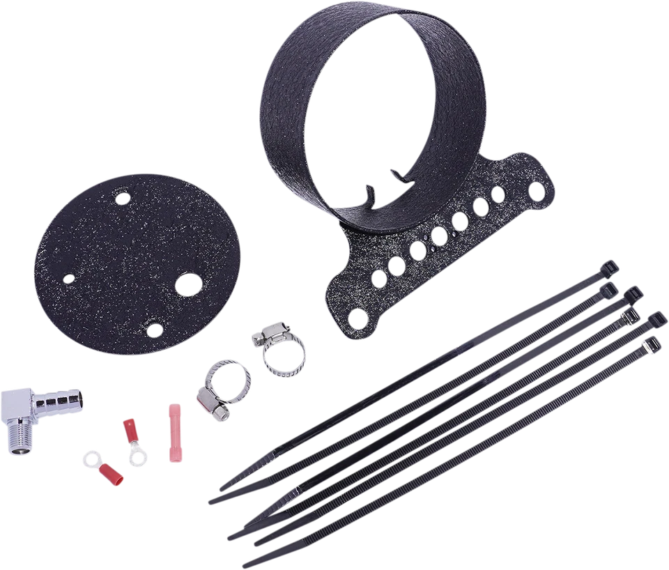 Suporte Drag Specialties 2210-0546 calibre único preto enrugado - Imagem 1 de 1