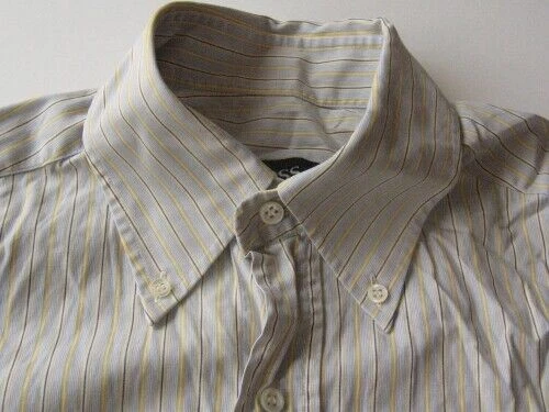HUGO BOSS Camicia Manica Corta KW 39 Bianca A Righe Come Nuova! #C1538 - Immagine 1 di 1