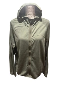 Merrell Lightweight Ribbed Waffle Sweatshirt Jacket Olive Green Mens Size Medium - Picture 1 of 7