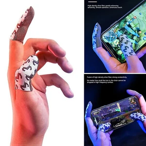 Gaming Finger Sleeve Game Controller Mobile Sweatproof Gloves Thumb Sleeve Cover - Picture 1 of 13