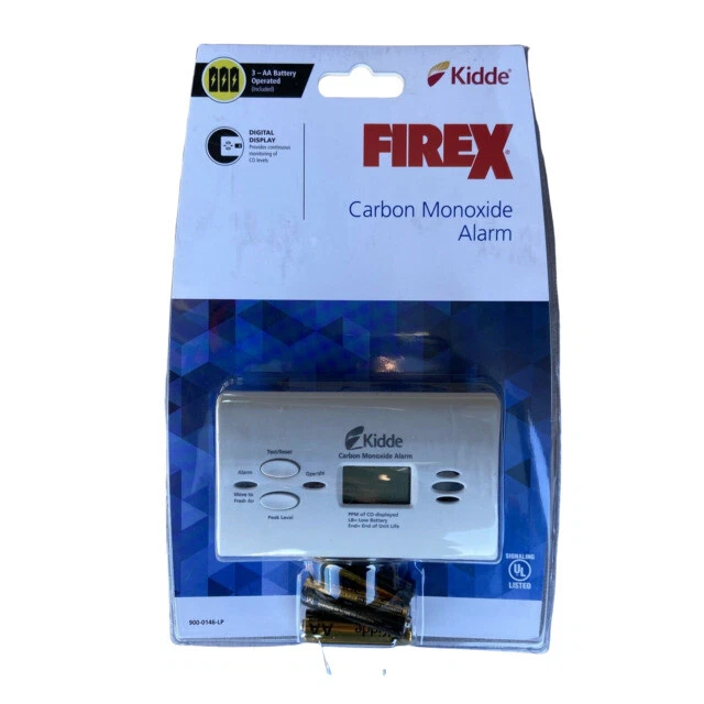 Kidde Firex Battery Operated Digital Carbon Monoxide Detector