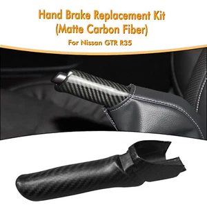 Carbon Fiber Handbrake Replacement Kit For Nissan GTR R35 - Foto 1 di 9