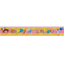 Dora The Explorer Happy Birthday Banner (SG35031)