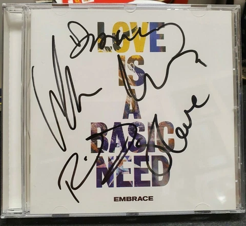 EMBRACE - Signed CD - Love is a Basic Need - MUSIC Cover