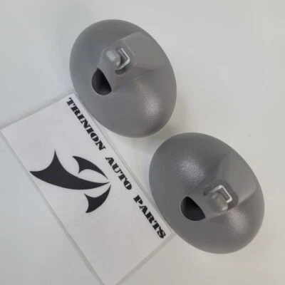 2000-2005 Pontiac Bonneville Sun Visor Clips Gray with Screws Pair Set of 2 OEM - Image 1 of 4