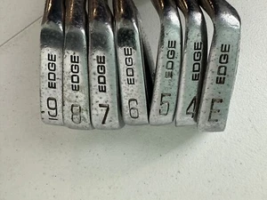 Vintage Ben Hogan Edge Forged Iron Set 4- E (PW) RH Clubs w/ Apex 1 Steel Shafts - Picture 1 of 11