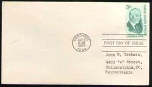 US. 1235. 5c. Cordell Hull (1871-1955) Secretary of State. FDC. 1963 - Picture 1 of 2