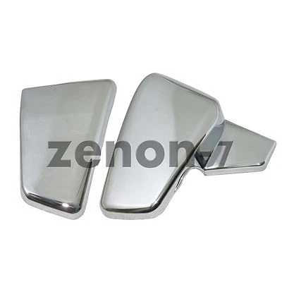 Cubierta lateral izquierda derecha batería cromada para Honda Shadow VT600C CD VLX 600 99-2007 Foto 1 de 4
