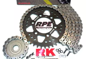 2013-2016 KTM 1190 Adventure RK ZXW 525 X-Ring Chrome Chain and Sprockets Kit - Picture 1 of 8
