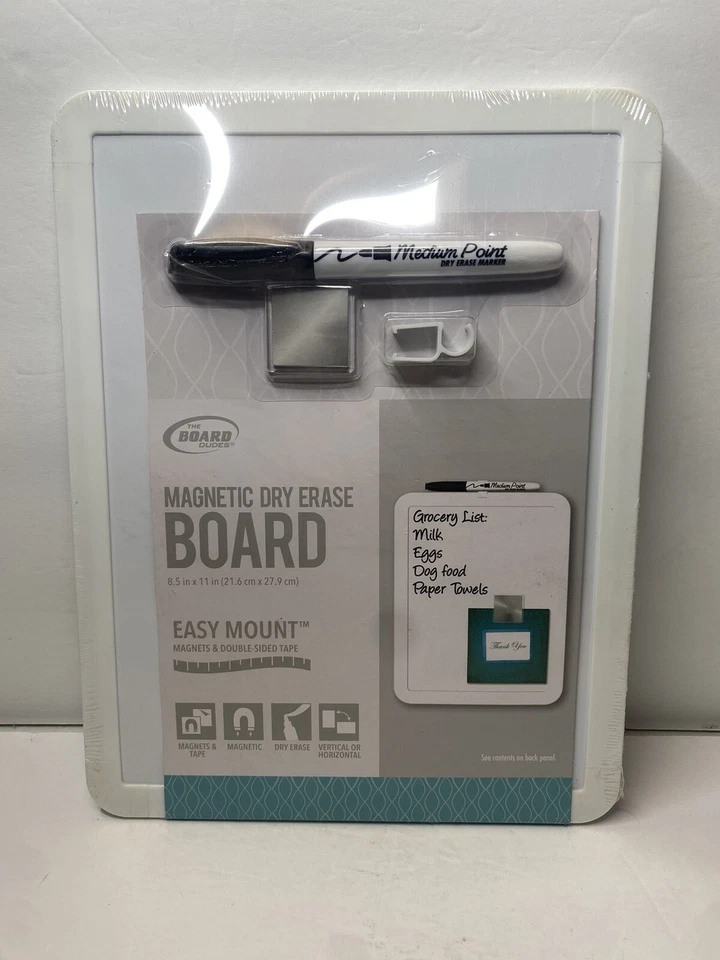 The Board Dudes Magnetic Dry Erase Board • 8.5 In x 11 In - Image 1 of 2