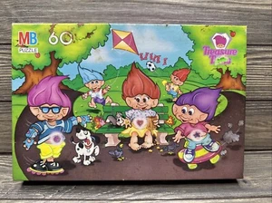 Vintage Milton Bradley 1992 Puzzle Treasure Trolls In The Park 60 Piece Puzzle - Picture 1 of 4