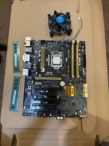 ASUS P90 WS Motherboard LGA1150 (RAM + COOLER + CPU! CHECK DESCRIPTION!) - Zdjęcie 1 z 9