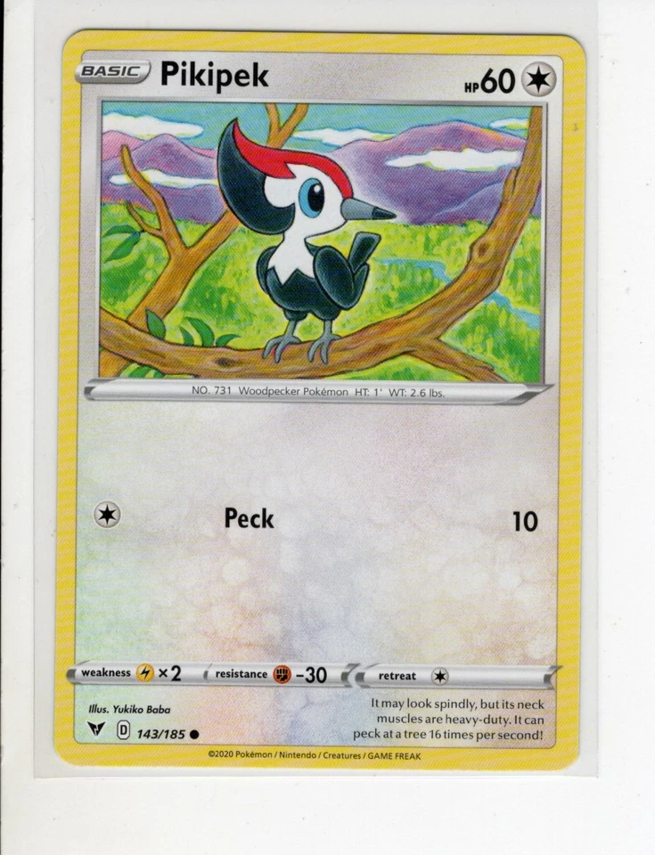 VIVID VOLTAGE SET PIKIPEK POKEMON CARD 143/185 NM/M - Image 1 of 1